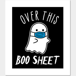 Over this Boo Sheet Posters and Art